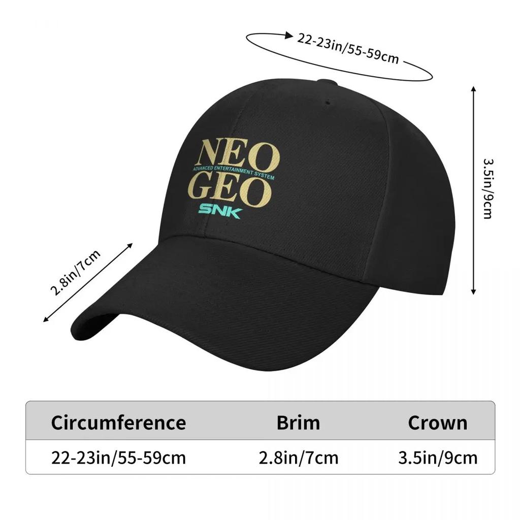 Berretto da Baseball Personalizzato Retro Arcade Game Neo Geo Snk Unisex Donna Traspirante Cappello da Papà Streetwear Snapback