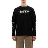 Li Ning AW21 Paris Fashion Week Series Casual Loose Long Sleeve Round Neck Sweatshirt Men sweatshirt Standard-Black AHSQ631-3