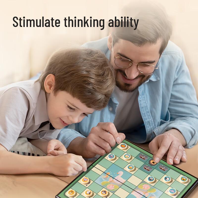 Deli Magnetic Jungle Chess Set