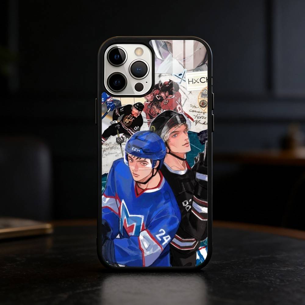 LGBTQ H-Heated R-Rivalry Ice Hockey Phone Case For iPhone 17/16/15/14/13/12/Plus/Pro/Max for Magnetic Wireless Charging