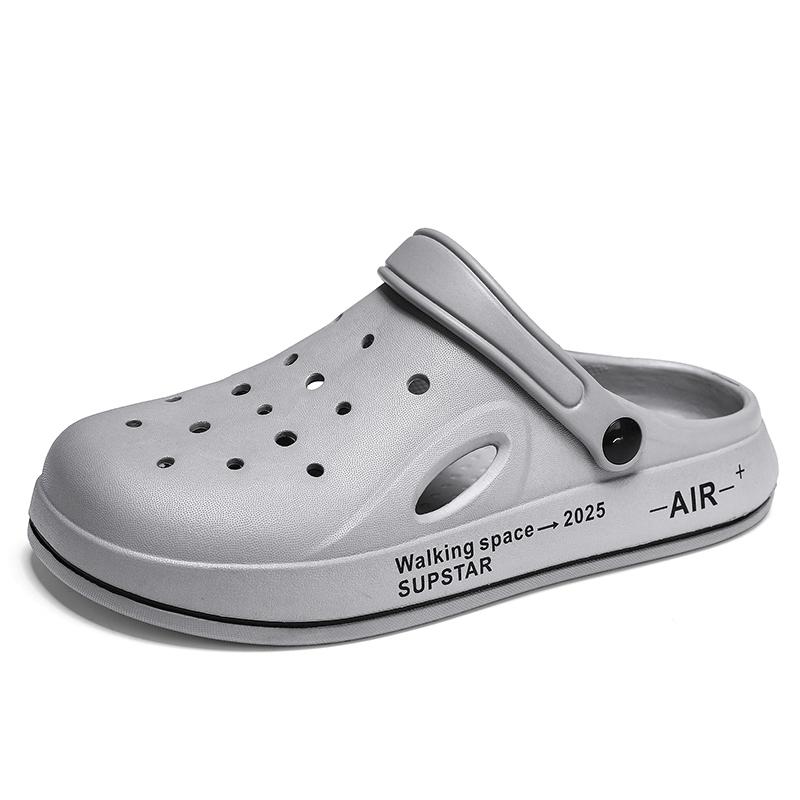 New Arrival Mens Sandals Casual Printed Beach Shoes Fashion Clogs for Men Non-slip Wear-resistant Garden Shoes Slippers Man