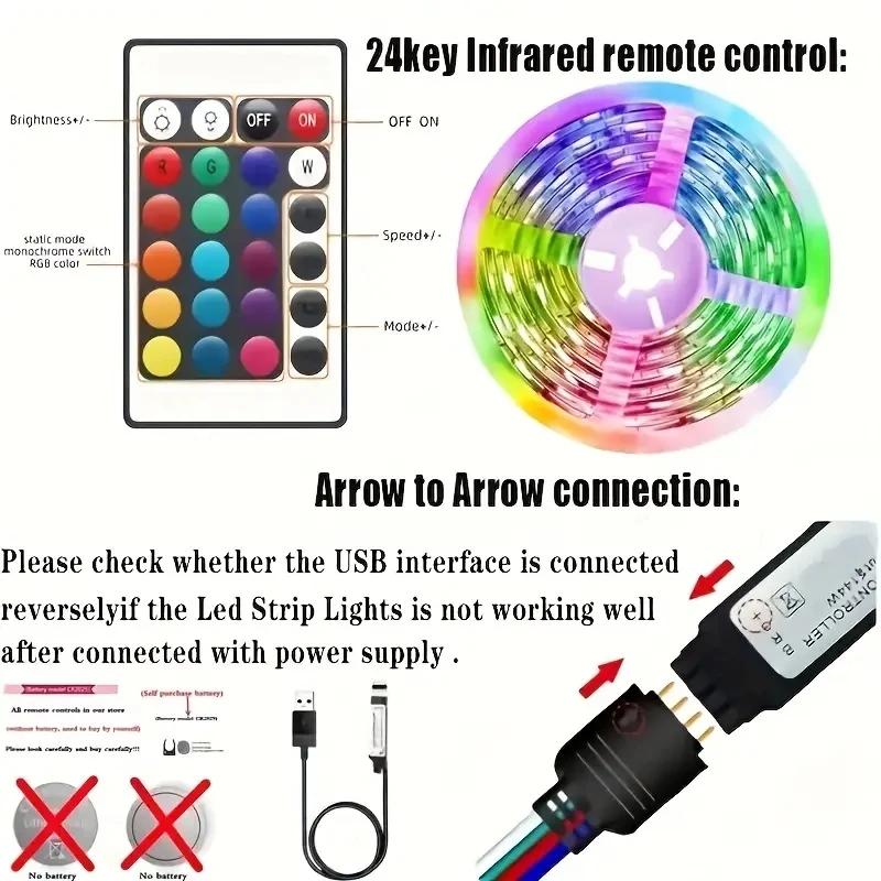 USB Bluetooth WIFI LED Strip RGB Controller IR Remote Dimmer Music Phone APP Control Brightness Adjust for 5050 2835 Tape Light