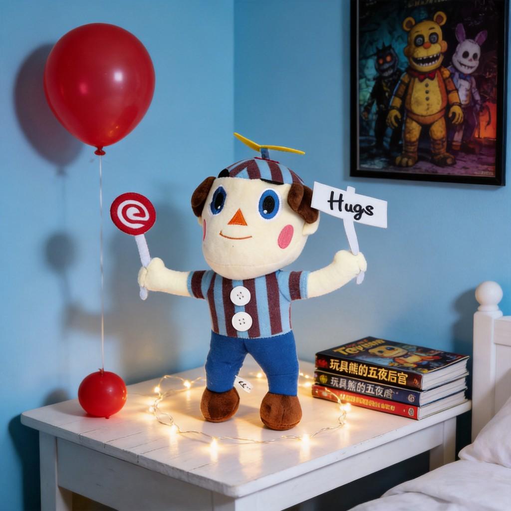 Five Nights At Freddys Bb Balloon Boy Plush Toy Soft Stuffed Doll Gift For Kids And Collectors