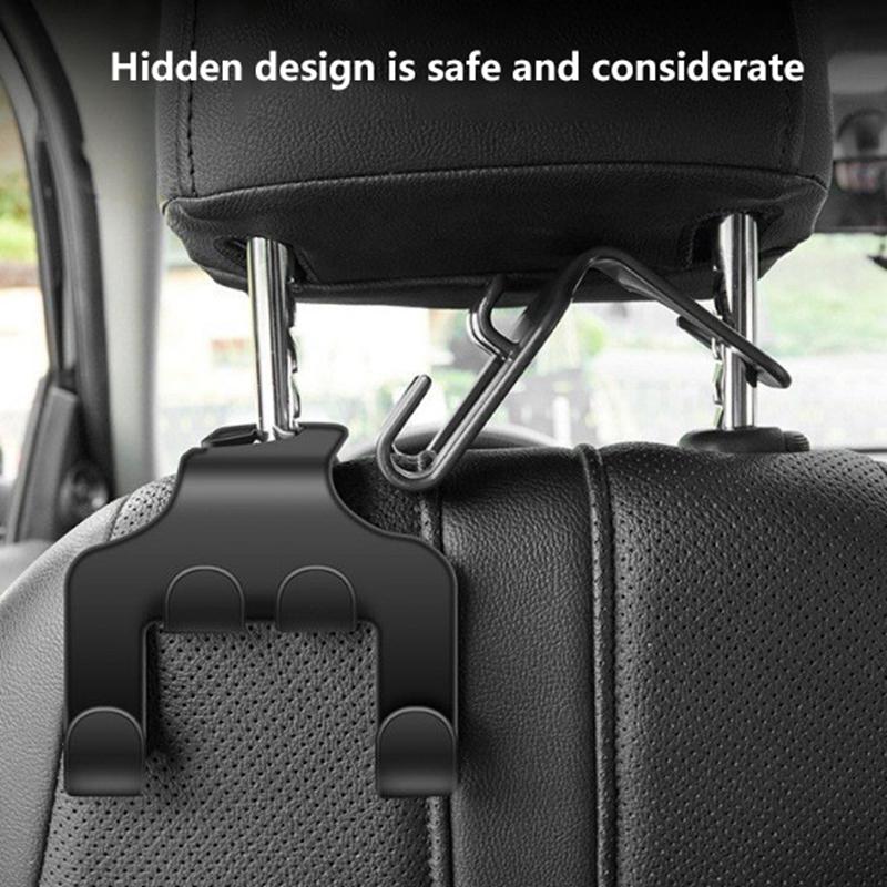 Portable Car Back Seat Holder Hanging Storage Phone Stand Universal Lazy Rear Seat Phone Headrest Stand Car Back Seat Hook Stand