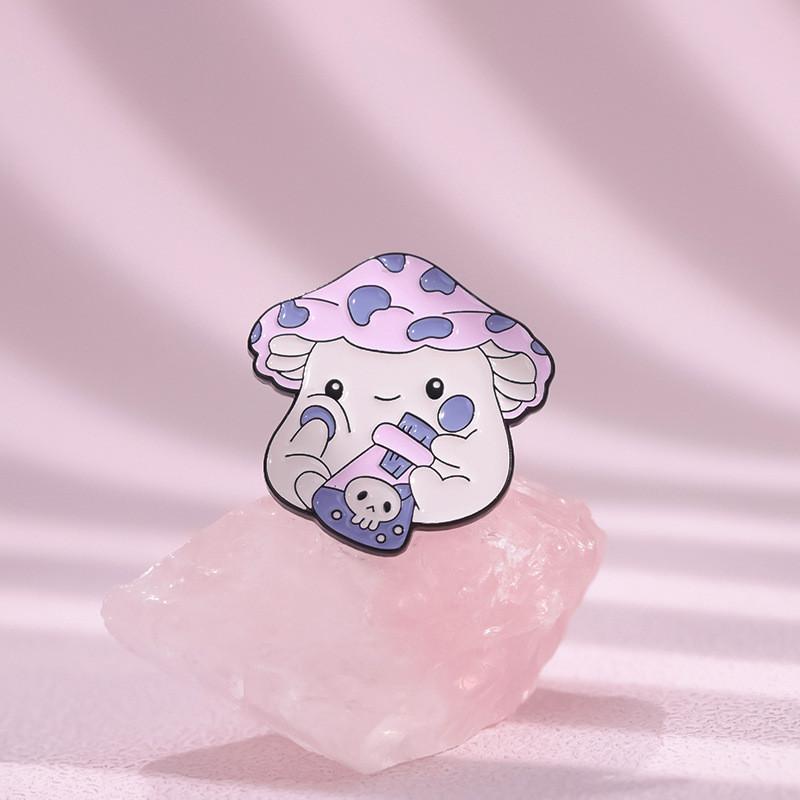 Stylish Cartoon Brooch Pin In Alloy With Fun Space Elements For Fashionable Accessorizing