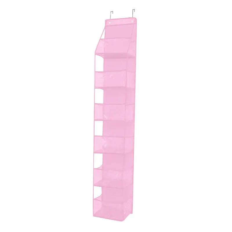 

4/6 Layer Over The Door Hanging Storage Bag Non-Woven Fabric Organizer for Clothes Toys Shoes