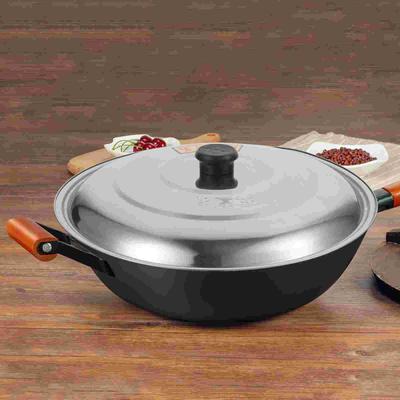 Stainless Steel Pot Lid Lids Wok Pan Cupping Roaster Household Multi-function Cover Metal