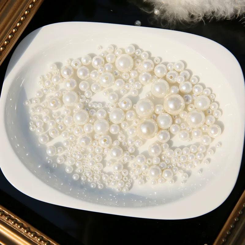 WTEMPO Random Size Artificial Pearls Kit for Vase Filling Wedding Supplies Craft Making Bridal Party Decorations Home Decoration Vase Filler