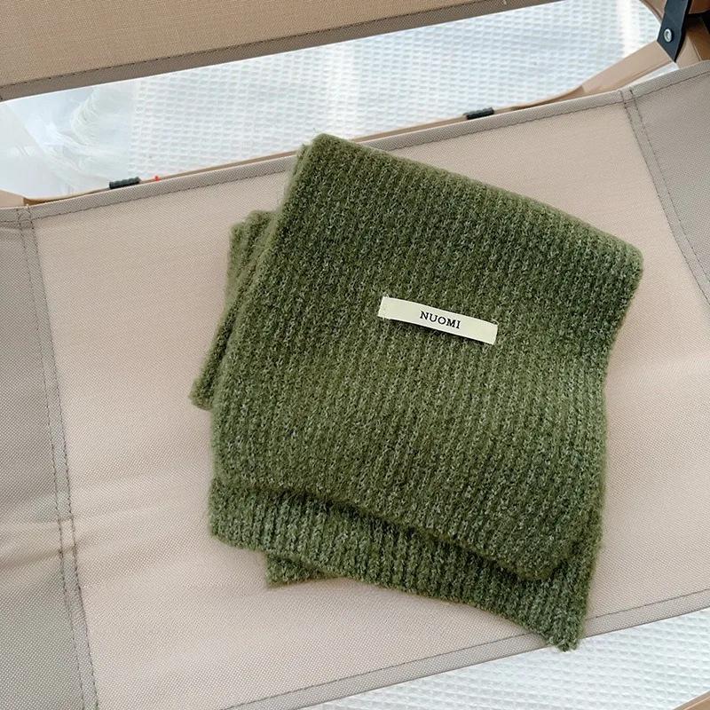 1-8Years Wool Versatile Children's Scarf Autumn and Winter Knitted Warm Scarves for Boys and Girls Trendy Windproof Headscarf