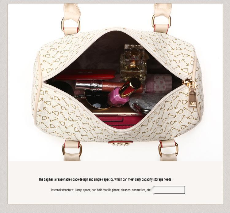 Set Genți de Mână și Genți de Umăr pentru Femei 2025 cu Model Săgeată pentru Mamă și Copil – 6 Piese