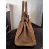 Wildleder einzelne Schulter Crossbody Damenhandtasche Echtleder Damen Tasche Klassisches Korn Poliert Retro Tasche Damen