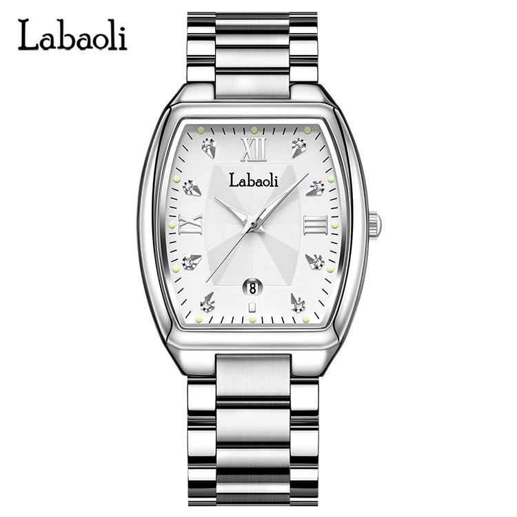 La Baoli Couple Quartz Waterproof Steel Wristwatch LA531
