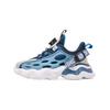 Captain Long's spring new classmates, middle-aged and older children's breathable double-mesh sports shoes, lightweight and wear-resistant rotating b