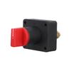 12V Battery Switch Black Red Battery Isolator Switch Easy Installation High Universality Fitment Boat Installations