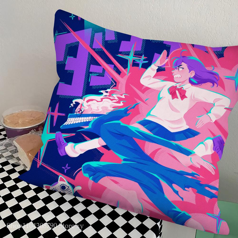 Anime Dandadan Ken Takakura B Pillow Case Square Pillow Bedroom Sofa Leisure Comfort Cushion Car Living Room Home Decoration