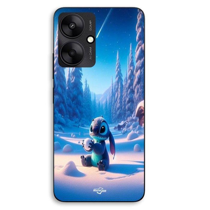 Coque Pour Xiaomi Redmi 13C 5g Stitch mignon neige étoilée 3D Maniacase