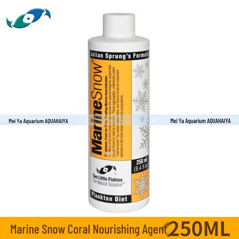 US Two Small Fish Coral Nourishing Agent: Phytoplankton, Zooplankton, LPS & SPS Coral Food with Amino Acids and Coral Snow