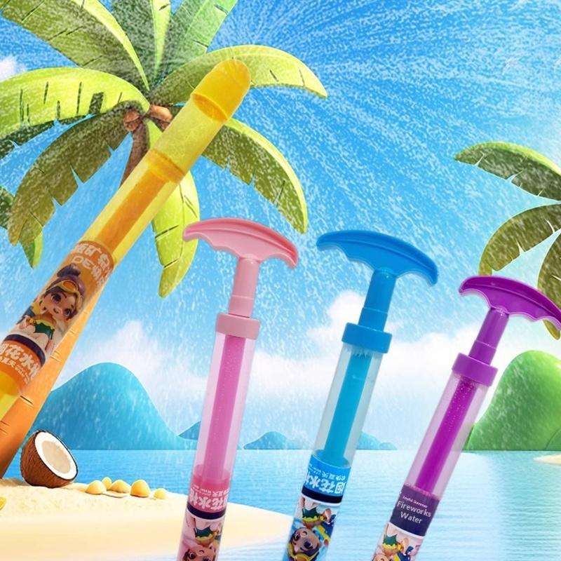 Fireworks Splashing Spray Water Guns For Atmosphere Pography Portable Water Squirter Pull-Out Outdoor Water Shooters Game Toy