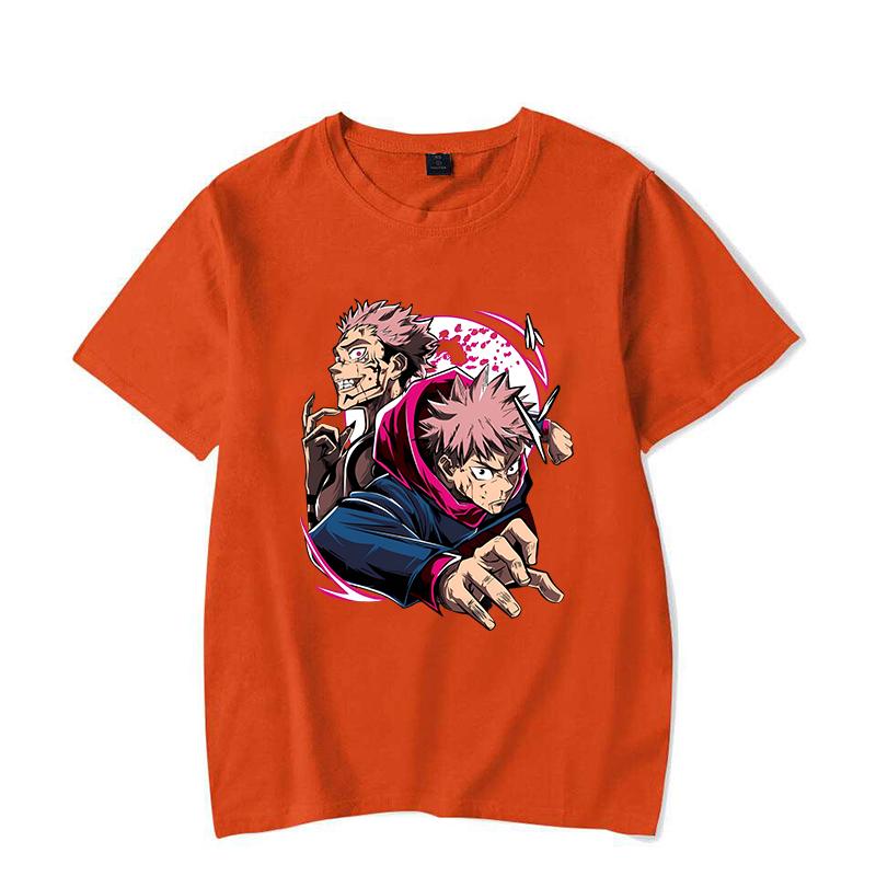 

New Itadori Yuji Ryomen Sukuna Print T Shirt Unisex Casual Short Sleeve T-shirt Women Men Fashion Anime Graphic Print Tops Tees 4XL