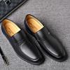 Men's sandals leather business dress cool leather shoes men's white wedding shoes heightening breathable men's shoes