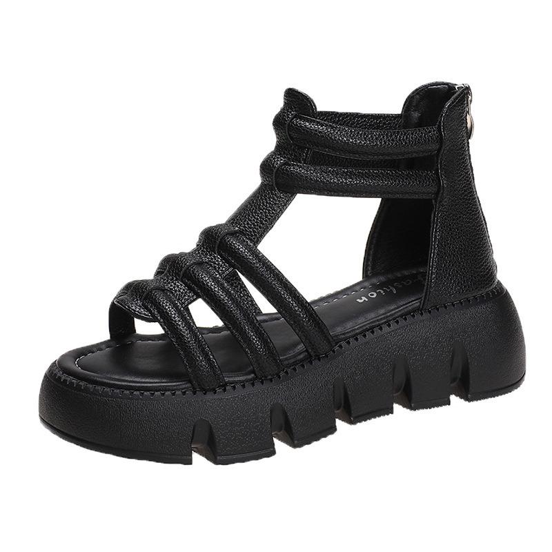 Fish Mouth Heel Trendy Sandals