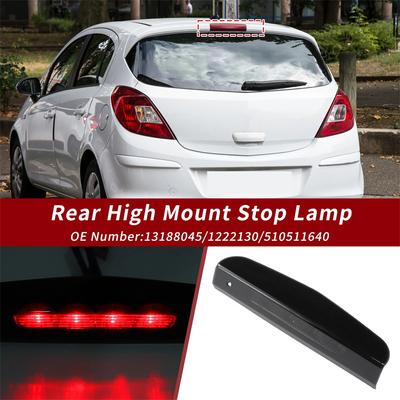 Feu Stop Additionnel LED 3ème Feu Stop Pour Opel Corsa D/E 2007-2019 Lampe de Signalisation Stop Additionnelle Haute Montée Arrière 13188045 1222130 510511640