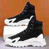 Herrenstiefel 2025 Neue High Top Casual Sneaker Bequeme Plateau Schnür-Trainer Outdoor Wandern Reiseschuhe Tenis Masculino