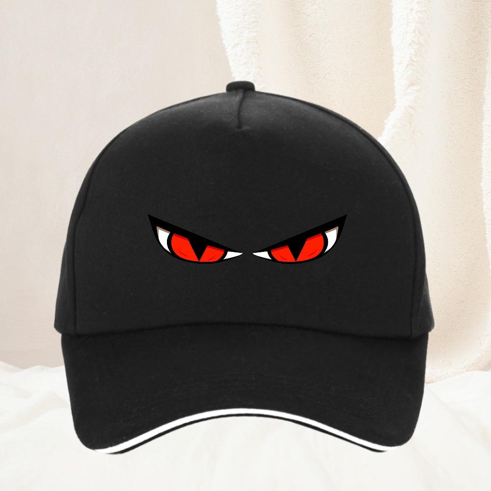 Fashion Red Eyes Symbol Caps Hats for Logo Asquette Homme Dad Hat for Unisex Trucker Cap Fitness sports Baseball Cap