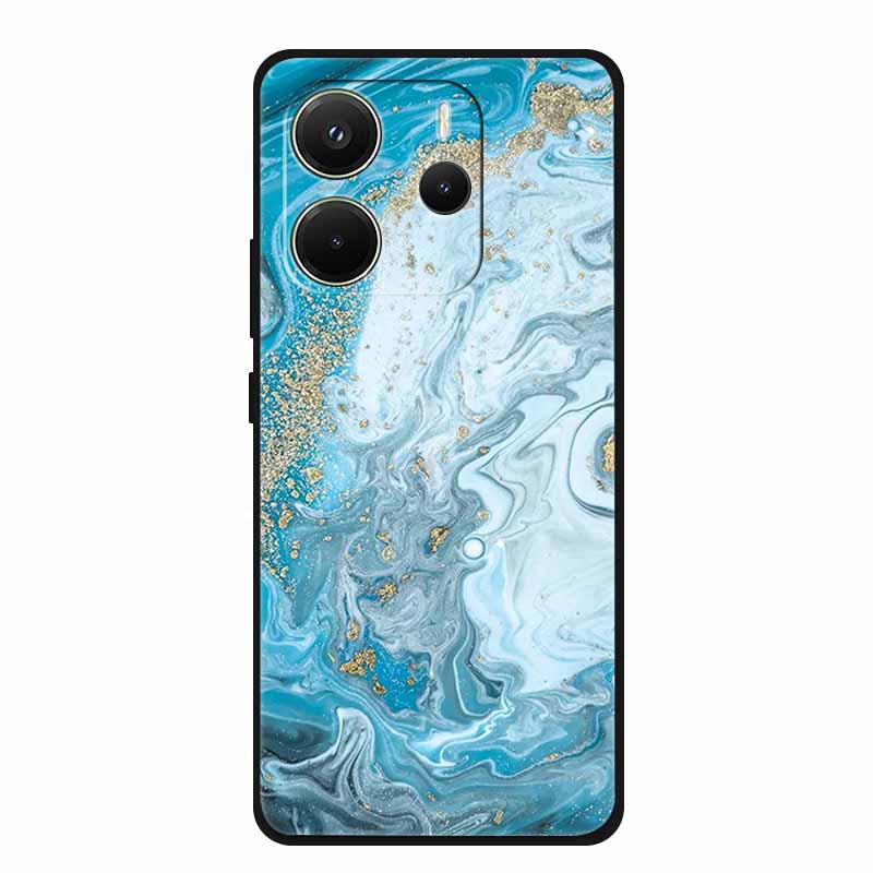 Für Xiaomi Redmi Note 14 4G Global Hülle Luxus TPU Weiches Silikon Cover Handyhüllen für 24117RN76G Schutz Neu Bumper Funda