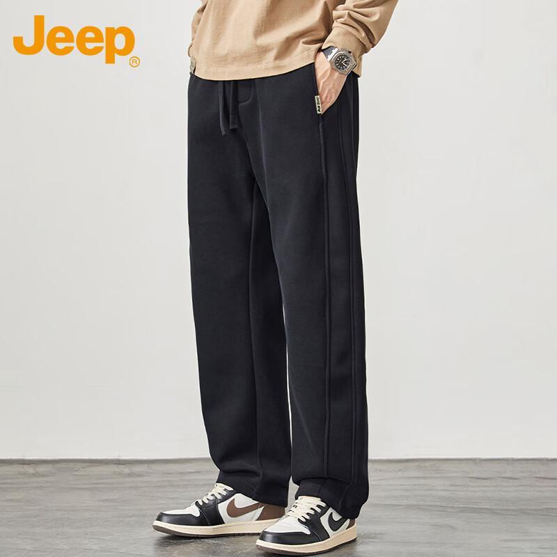 JEEP Men's Autumn/Winter Straight-Leg Casual Sport Sweatpants