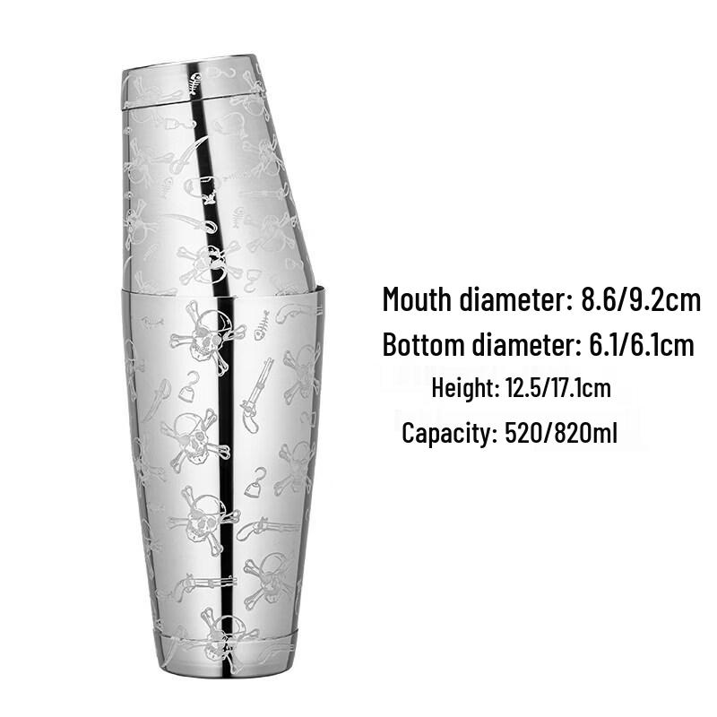 BARX Professional Stainless Steel Cocktail Shaker Set