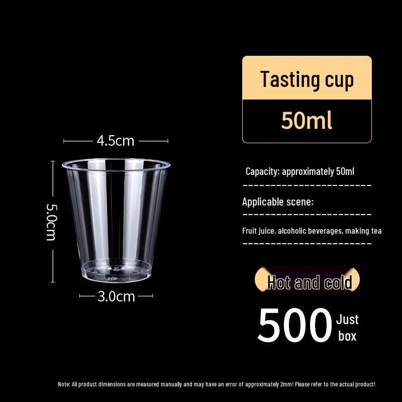 Premium Disposable Thickened Transparent Aviation Drinkware