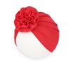 Newborn Hat Soft Stylish Polyester Cotton Big Flower Baby Cap for Little Girl