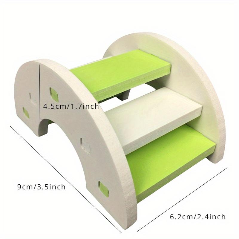 Rainbow Hamster Ladder Bridge Cute Plastic Hanging Toy for Small Pets, Rat and Mouse Cage Accessories, Ideal Pet Gift
