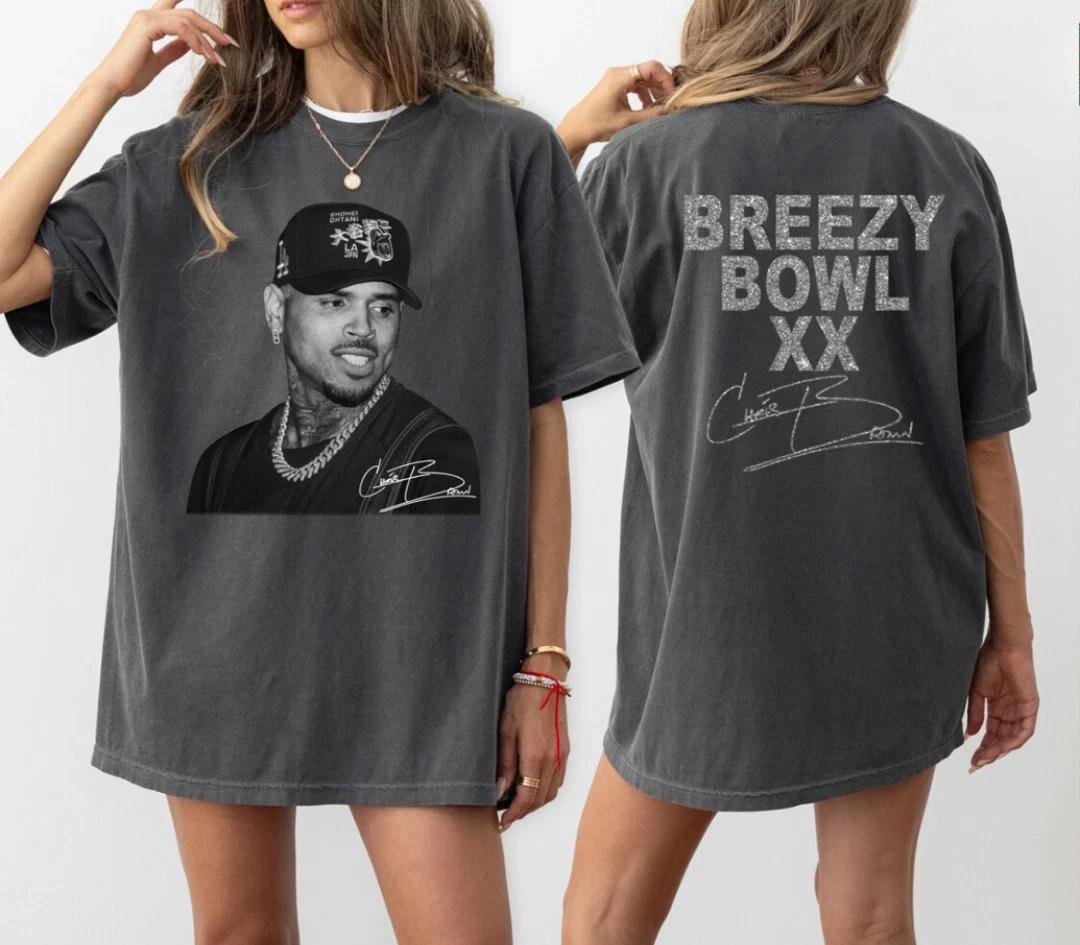 Chris Brown Album Concert Tee Chris Brown Merch Fan Gift Graphic Shirt Music 2XL