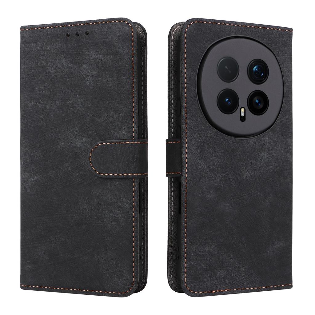 Flip Cover für Honor Magic8 Pro PU Leder Handyhülle Ganzkörperschutz [RFID-Blockierung] Brieftaschenhülle