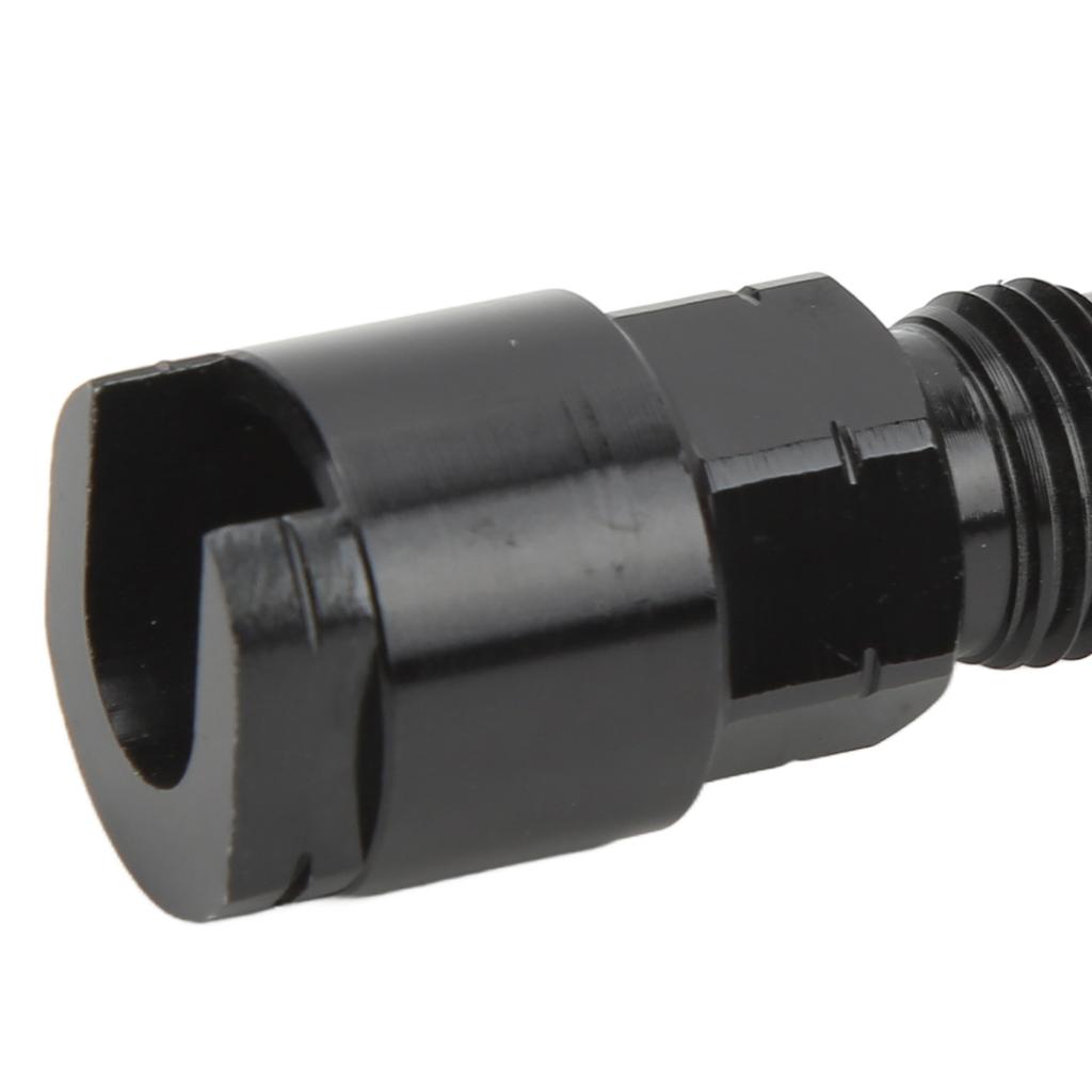 EFI Adapter Quick Disconnect Aluminum Alloy Black Anodized Waterproof AN Male Push On Fuel Line Fitting