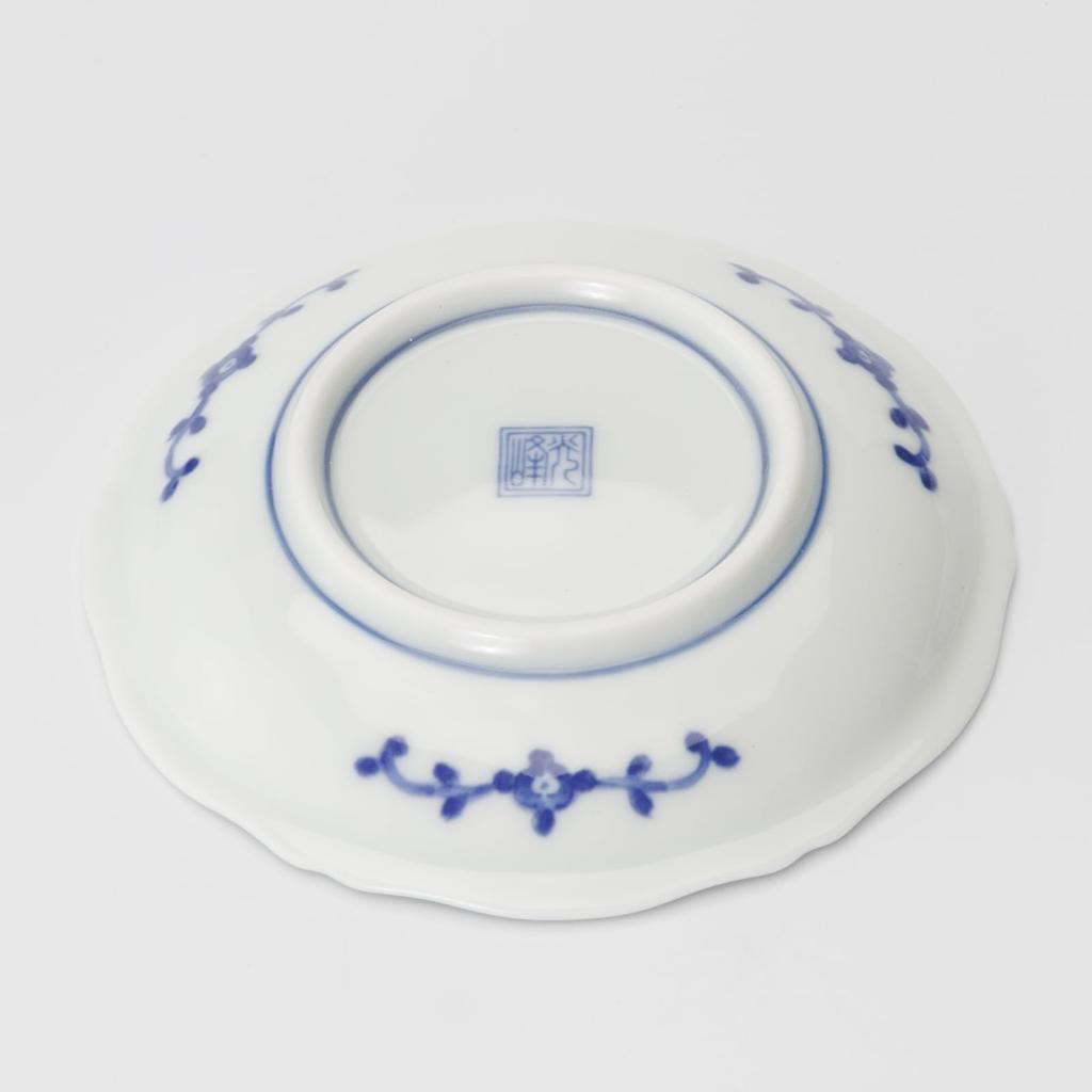 Mino ware small plates and soy sauce set of approximately 12cm in microwave and dishwasher bamboo rabbit made in product number dishes, 5, diameter,