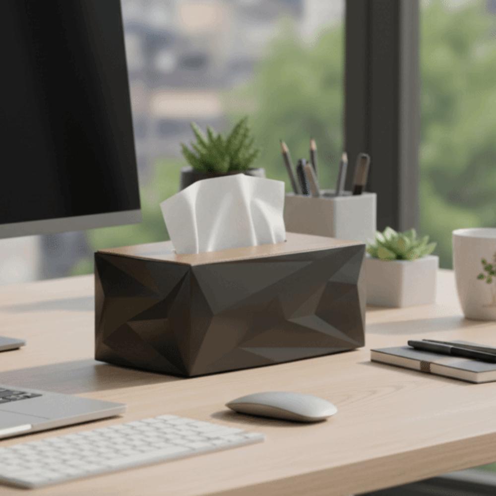 Plastic Desktop Tissue Box Portable Napkins Holder Modern Paper Storage Box  Western Restaurant