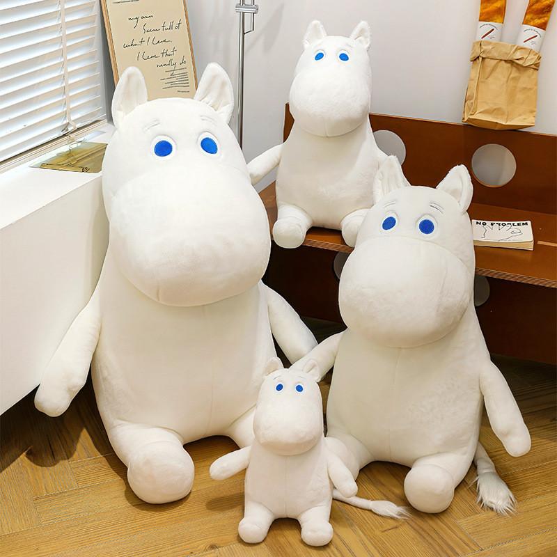 Moomin Plüschtier Kissen mit PP-Baumwollfüllung für Kinder und Erwachsene