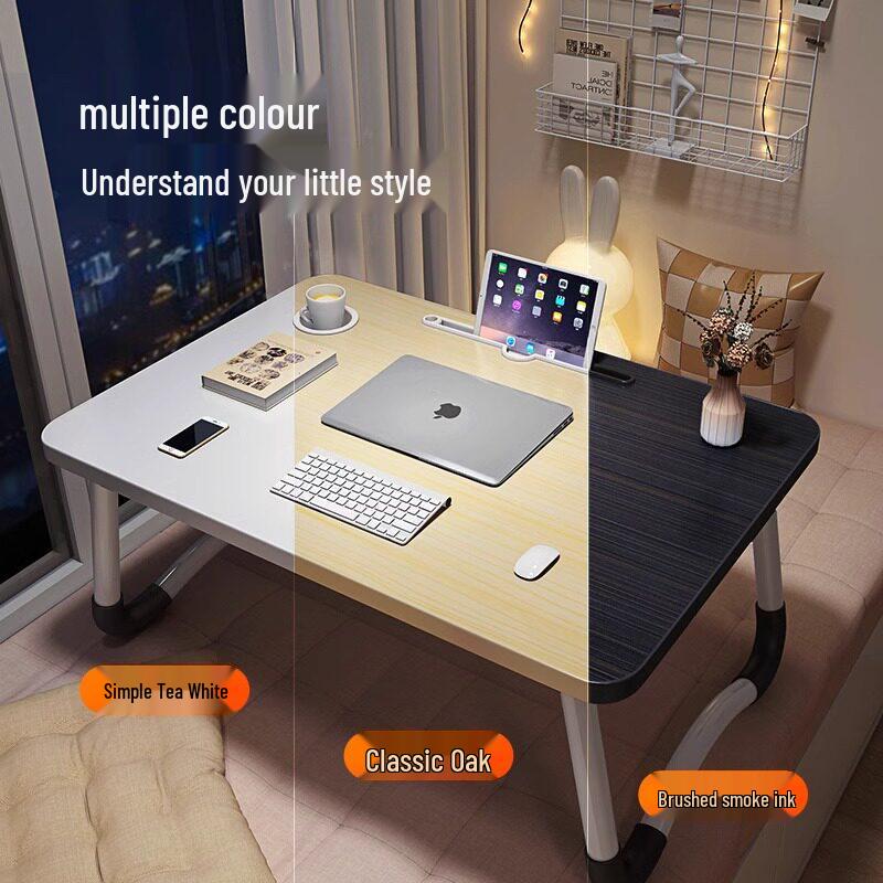Foldable Bedside Table & Study Desk for Dorms and Kids