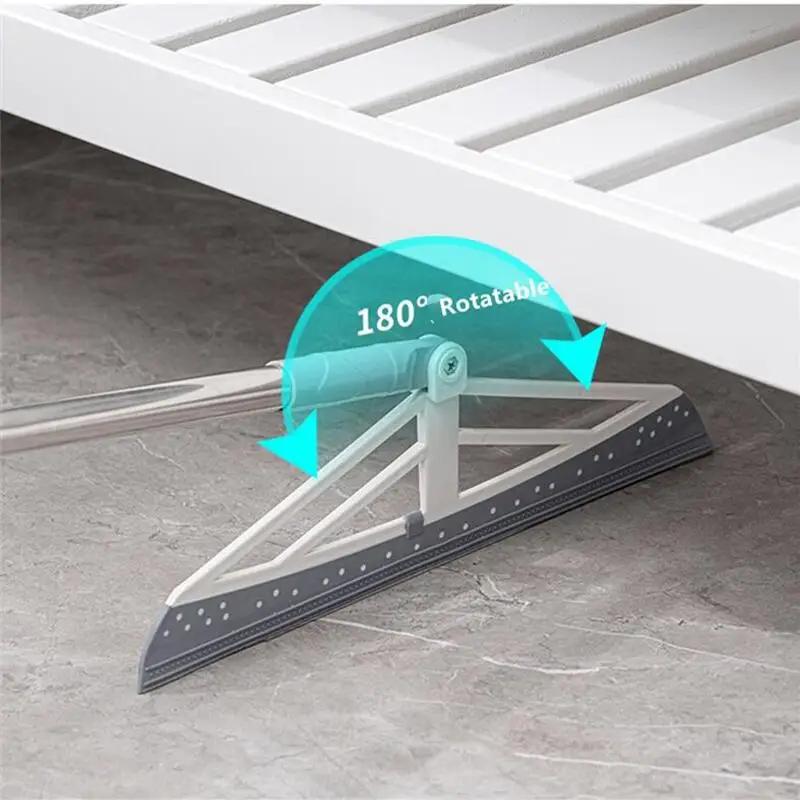 180° Rotatable Magic Silicone Broom Mop Hand Dust Brooms Home Floor Cleaning Squeegee Wiper Flooring Household Window Cleaner