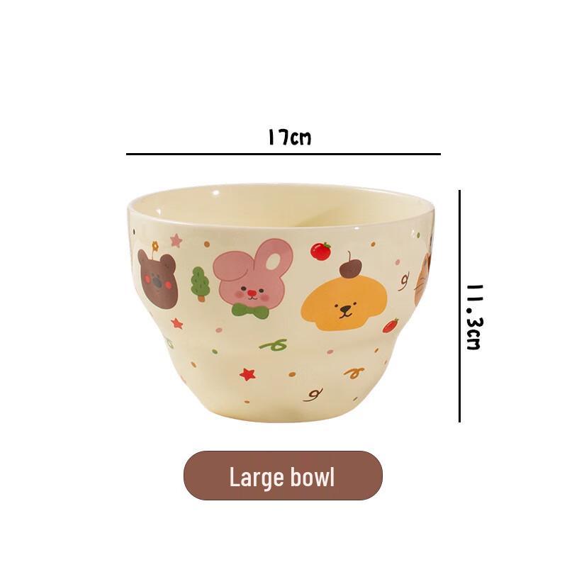 ZISIZ Милая мультяшная керамическая миска для рамена