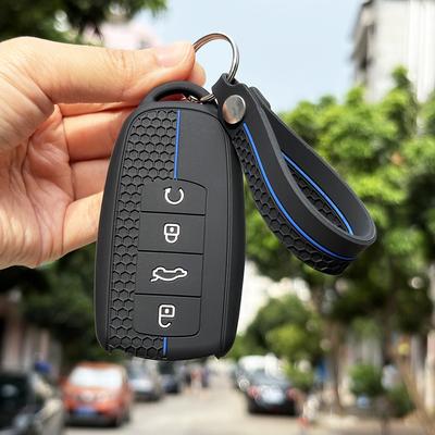 Soft Keychain Fob Case For Chery Jaecoo J7 J8 7 Phev    Tigo 8 Pro Max Omoda C5 Holder Key Case Cover Accessories