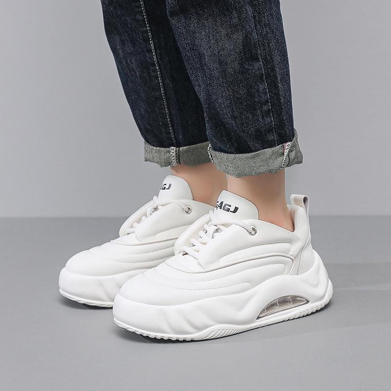 GAGJ trendy bread shoes men's spring new little white shoes platform air cushion dad shoes sports and leisure shoes are in stock