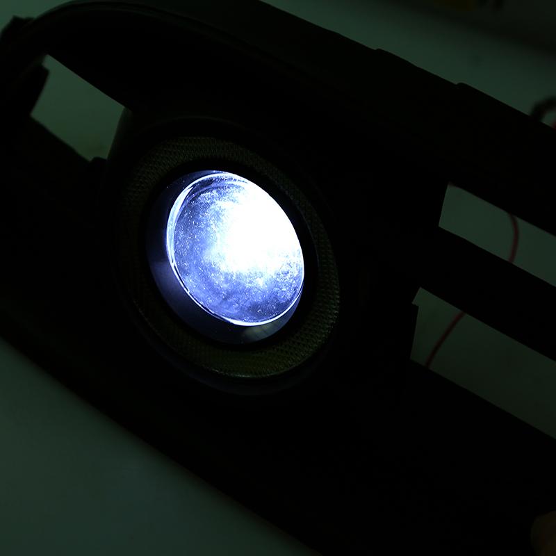 Lumini de zi LED Angel Eyes, Lumini de ceață auto, Albe, Inele auto, Lămpi de ceață LED pentru VW Passat 4Motion Santana 2001-2005