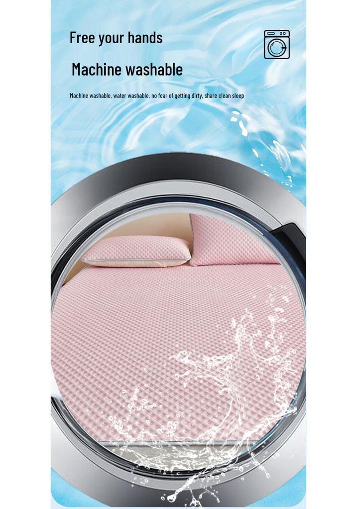 Hot Item: Ice Bean Cool Non-Slip Bed Sheet - Soft Summer Ice Silk Mat for Students