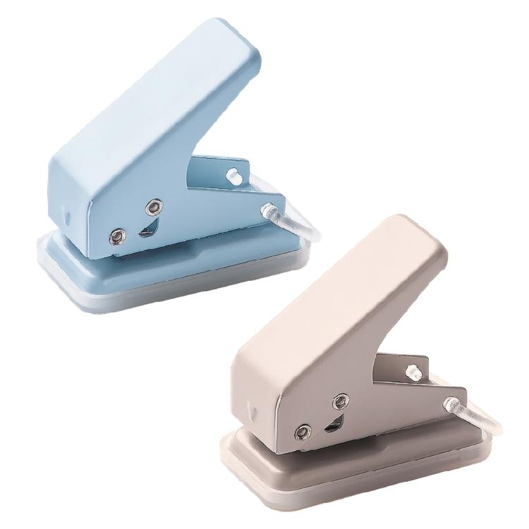 2 Pcs Handheld Hole Punch Single Hole Punch Paper Punch Small Punching Pliers 6mm Portable Hole Puncher for Cards Craft