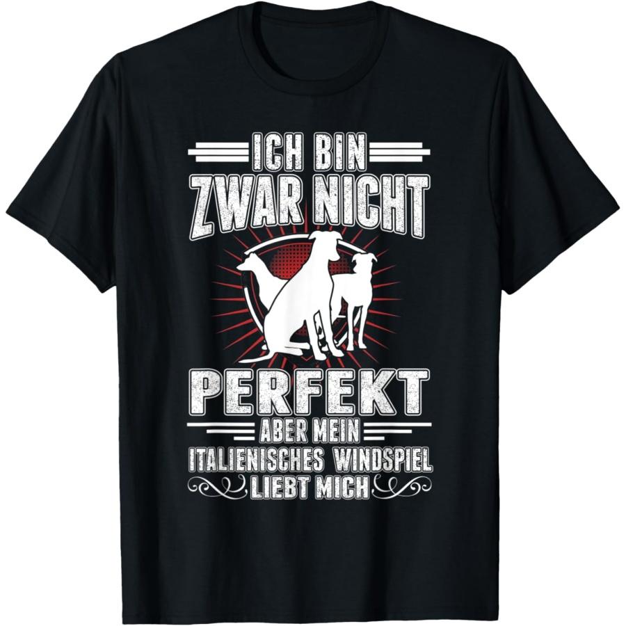 

Italian Greyhound Wind Chime T-Shirt XXXXXL чорний