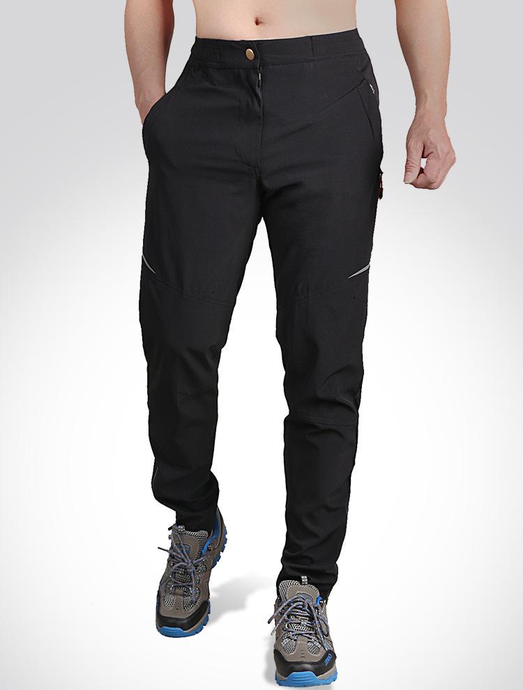 Men's Quick-Dry Lightweight Outdoor Pants for Hiking, Cycling, Running, and Climbing.